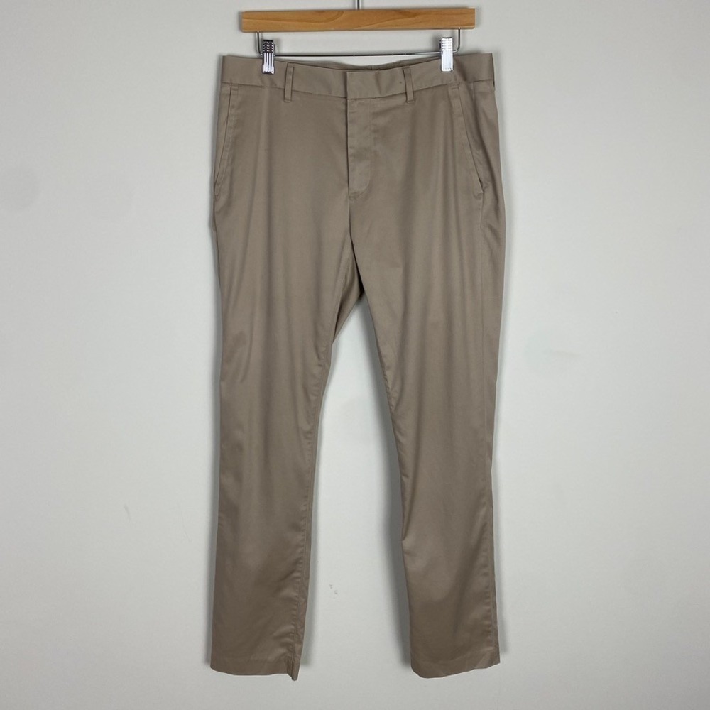 Bonobos Wednesday Chino Pants Mens 32x32 (Fits 34x32) Tan Khaki Straight Leg
